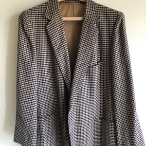 Wool Houndstooth Roman Custom Tailor Suit